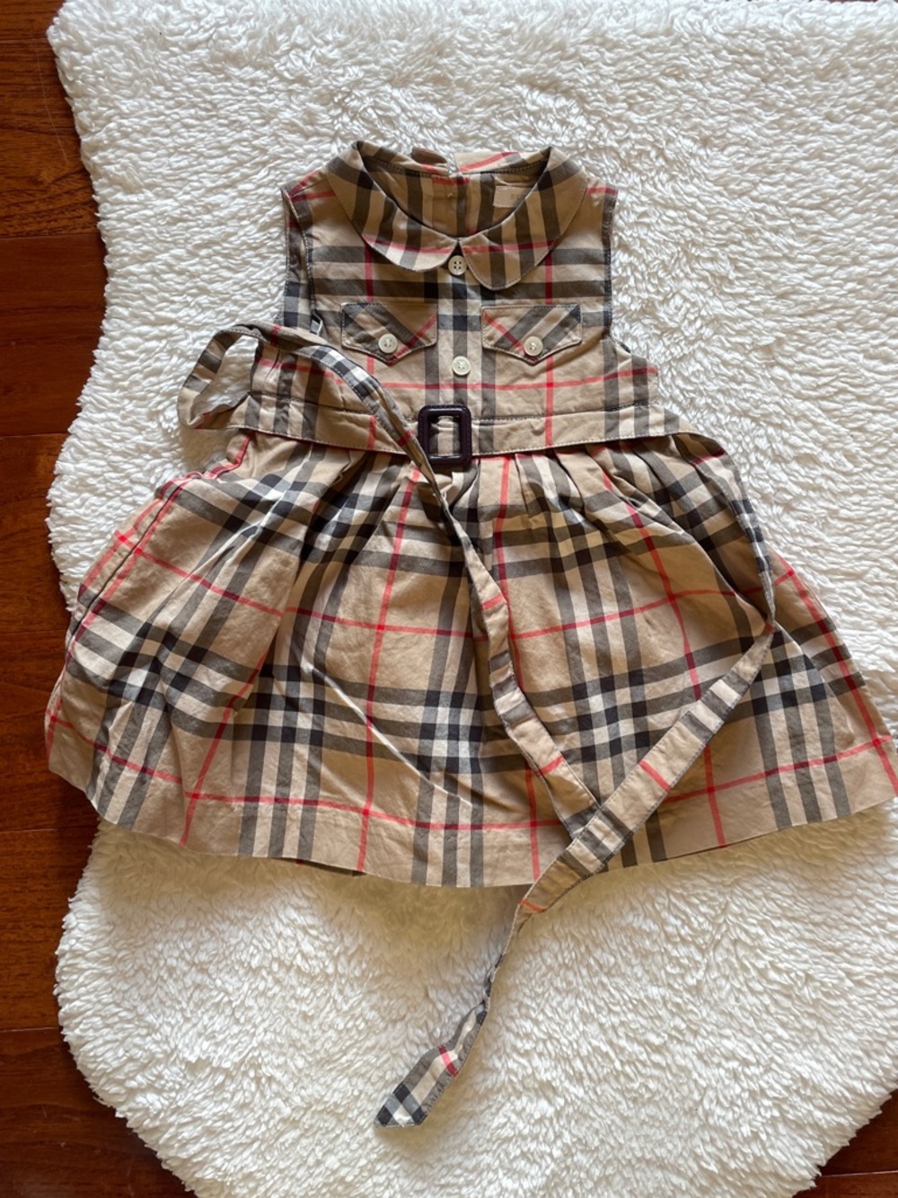 Burberry Dress with Belted Waist